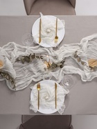 Набор салфеток «Этель», 50×50 см - 6 шт., белый, 100% п/э - Фото 2