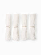 Набор сервировочный «Этель»: дорожка 90×300 см, салфетка 50×50 см -4 шт., белый, 100% п/э - Фото 14