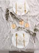 Набор сервировочный «Этель»: дорожка 90×300 см, салфетка 50×50 см -4 шт., белый, 100% п/э - Фото 3