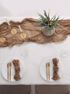 Набор сервировочный «Этель»: дорожка 90×300 см, салфетка 50×50 см -4 шт., бежевый, 100% п/э - Фото 7