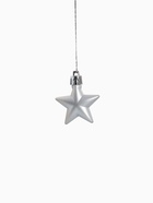 Ёлочные игрушки набор 12 шт. «Праздничный хоровод» 4 см, серебро - Фото 5