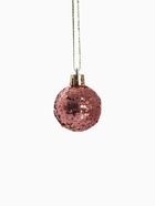 Ёлочные игрушки набор 12 шт. «Праздничный хоровод» 4 см, розовый - Фото 4