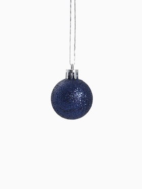 Ёлочные игрушки набор 23 шт. «Праздничный хоровод» 4 см, синий