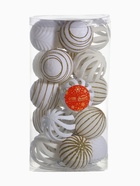 Ёлочные шары набор 20 шт., d=6 см, «Бархат. Феерия» белый - фото 53886957