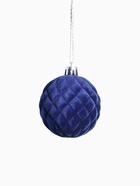 Ёлочные шары набор 9 шт., d=6 см, «Бархат. Карнавал» синий - фото 53767878