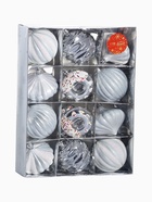 Ёлочные игрушки набор 16 шт. «Ярмарка волшебства» 8 см, белый - Фото 11