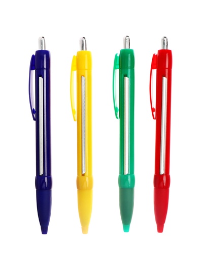 Ручка шариковая автоматическая «Шпаргалка», 1.0 мм, пластиковый корпус, сменный стержень 107 мм, МИКС