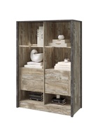 Шкаф – сервант «Амели», со стеклом, 1066×490×1550 мм, цвет дуб юкон/графит - Фото 2