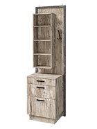 Прихожая «Амели», с зеркалом, 592×458×2016 мм, цвет дуб юкон/бетон тёмный - Фото 2