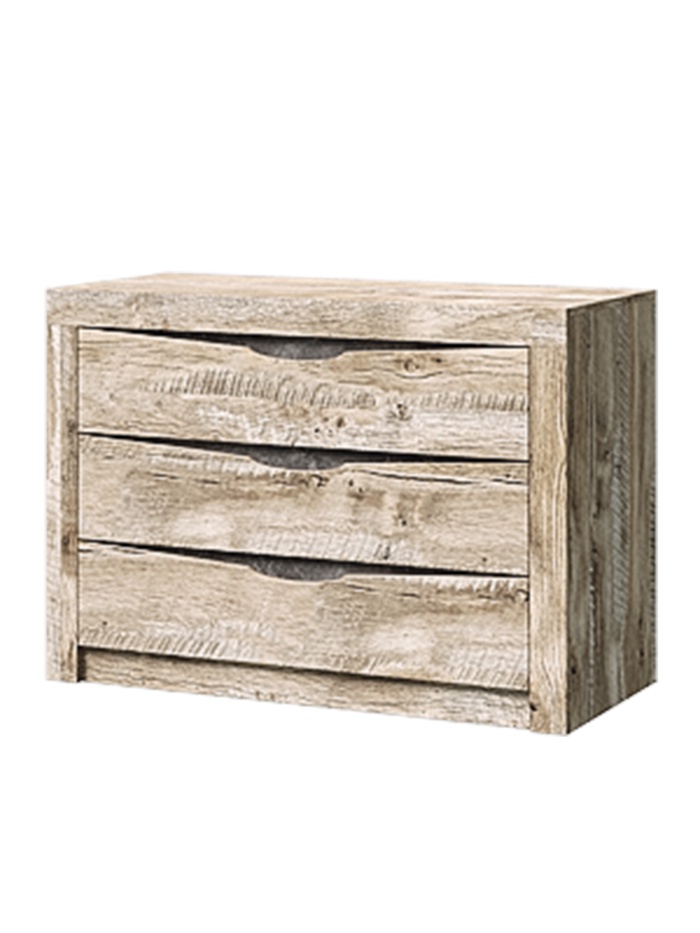 Комод напольный «Ривьера», 1072×474×750 мм, цвет дуб юкон/бетон тёмный - Фото 1