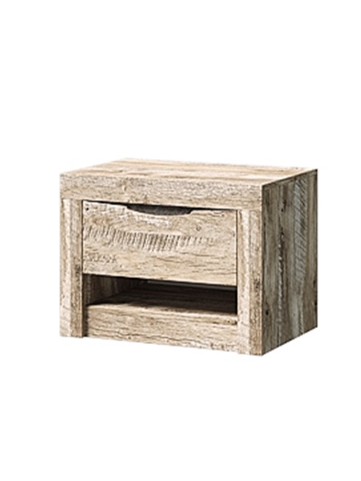 Тумбы прикроватные «Ривьера», 600×410×450 мм, цвет дуб юкон/бетон тёмный, 2 шт.