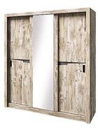 Шкаф-купе Ривьера, 2000х616х2200, Дуб юкон/Бетон темный - фото 14896250