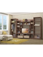 Гостиная «Венеция», 3400×530×2200 мм, цвет шимо светлый/шимо тёмный - Фото 2