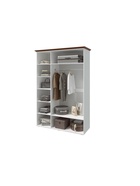 Шкаф трехстворчатый Валенсия, 1575х577х2270, Белый - фото 14896412