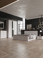 Шкаф трехстворчатый Валенсия, 1575х577х2270, Белый - фото 14896413