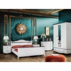 Тумба прикроватная «Вояж», 450×420×596 мм, цвет белый/венге - Фото 2