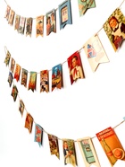 Гирлянда бумажная на ленте «СССР» ретро, 500 см - фото 54807014