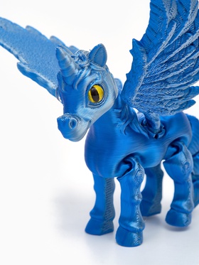 3Д - печатная игрушка «Единорог», подвижная, МИКС
