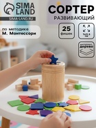Сортер, развивающий набор по методике Монтессори - Фото 1