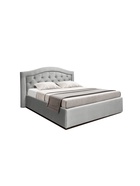 Кровать двуспальная «Фрейм БЭНД», с подъёмным механизмом, спальное место 1400×2000 мм, ткань вивальди 14, цвет светло–серый  (артикул 10923818)  большой выбор товаров оптом и в розницу по низким ценам с доставкой