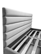 Кровать двуспальная «Фрейм МОДЕРН», с подъёмным механизмом, спальное место 1400×2000 мм, ткань вивальди 8, цвет шоколад  (артикул 10923868)  большой выбор товаров оптом и в розницу по низким ценам с доставкой