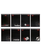 Блокнот А7 40л на гребне "INSIDE", обл мел карт 40Б7B1гр_01622 - Фото 1