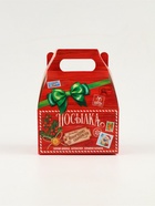 Подарочный набор новогодний «Посылка»: маршмеллоу, вкус: пломбир, 40г., горячий шоколад, вкус: классический, 25 г., карамель взрывная, 15 г. - фото 53214386
