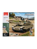 Конструктор Армия СВО "Танк США Абрамс", 322 деталей 10893578 - фото 319918012