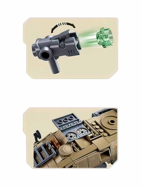 Конструктор «Армия. Бронетранспортёр Stryker», 320 деталей