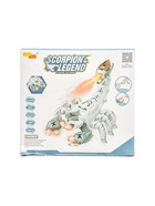 УЦЕНКА Скорпион «Техно», эффект дыма, свет и звук, работает от батареек, цвет белый 10927504