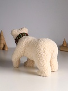 Фигурка «Белый медведь в новогоднем шарфе», 29×13×20 см - Фото 3