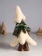 Фигурка «Вязаная ель с ягодками», 15×15×33 см - Фото 3