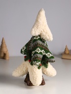 Фигурка «Вязаная ель с ягодками», 15×15×33 см - Фото 4