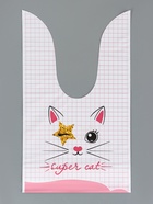 Пакет полиэтиленовый подарочный с ушками «Котенок», 13×23 см - Фото 2