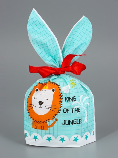 Пакет полиэтиленовый подарочный с ушками «Победитель по жизни», 13×23 см