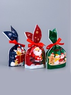 Пакет подарочный новогодний, полиэтиленовый с ушками «Доставка подарков», МИКС, 13×23 см - Фото 10