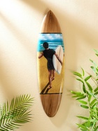 УЦЕНКА Панно «Доска для сёрфа »Сёрфингист« дерево 80×21 см 10927543