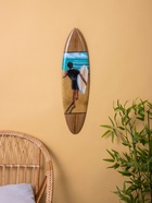 УЦЕНКА Панно «Доска для сёрфа »Сёрфингист« дерево 80×21 см 10927543