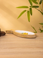 УЦЕНКА Блюдо в форме рыбки «Лимоны» дерево манго 25.5×10×2 см - Фото 8