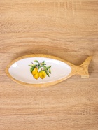 УЦЕНКА Блюдо в форме рыбки «Лимоны» дерево манго 25.5×10×2 см - Фото 9