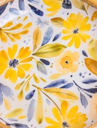 УЦЕНКА Блюдо «Желтые и синие цветы» дерево манго 25×25×4.5 см - Фото 3