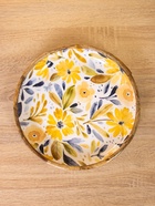УЦЕНКА Блюдо «Желтые и синие цветы» дерево манго 25×25×4.5 см - Фото 6