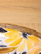 УЦЕНКА Блюдо «Желтые и синие цветы» дерево манго 25×25×4.5 см - Фото 8