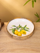 УЦЕНКА Блюдо «Лимоны» дерево манго 25.5×25.5×6 см 10927553