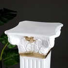 УЦЕНКА Колонна декоративная «Античная», бело-золотой, 64×25.5 см - Фото 3