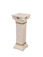 УЦЕНКА Колонна декоративная «Античная», бело-золотой, 64×25.5 см - Фото 5