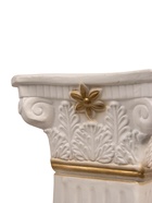 УЦЕНКА Колонна декоративная «Античная», бело-золотой, 64×25.5 см - Фото 7