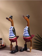 УЦЕНКА Сувенир «Утка-пират» дерево 45 см 10927558