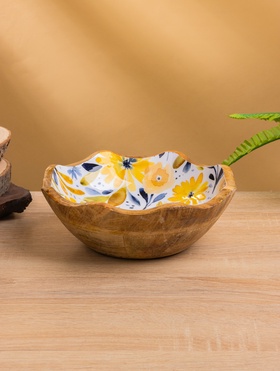 {{photo.Alt || photo.Description || 'УЦЕНКА Салатник «Желтые и синие цветы» дерево манго 20×20×8 см'}}