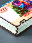 Купюрница подарочная «5000 руб с новогодним конём: Тепла и уюта», 18×9.5×3.5 см - Фото 5